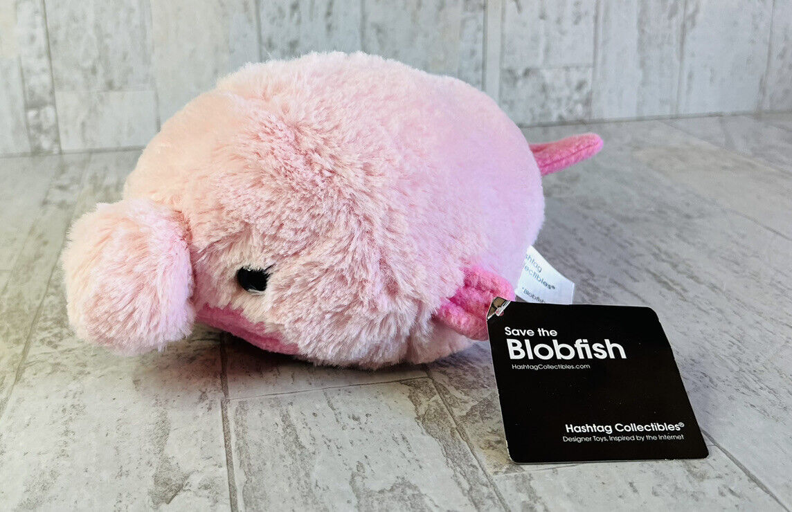  Hashtag Collectibles Stuffed Blobfish - Smiling Edition : Toys  & Games