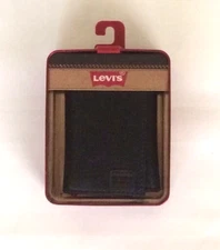 NIB Levi's Men's Trifold Wallet - Black