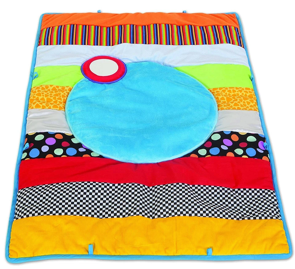 EDUSHAPE Krabbeldecke Patchwork Decke Spieldecke Baby Babydecke Neu Kinderdecke