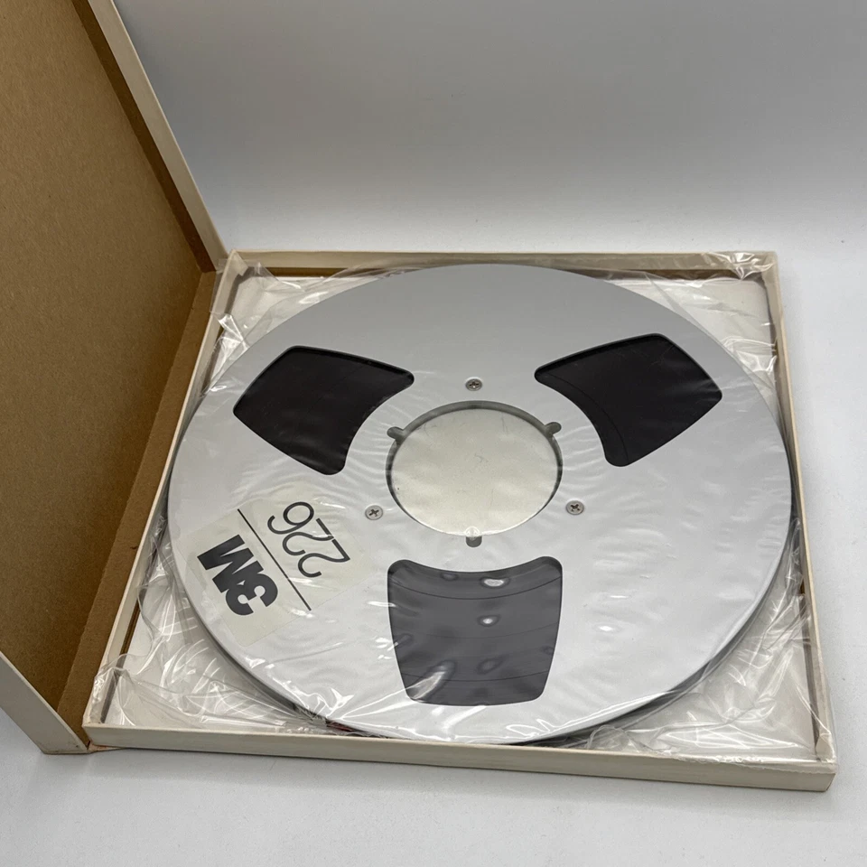 Cinta de masterización 3M 226 PRO EN BLANCO carrete a carrete 10" metal 1/4" x 2500' buje NAB Foto 4 de 4