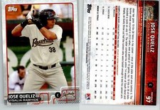 Jose Queliz 2015 Topps Pro Debut #97 Visalia Rawhide