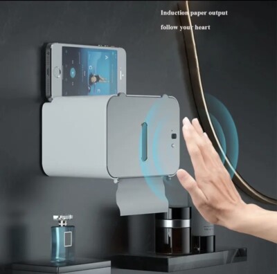 Seidenbox Papierregal Induktion Automatik Tissuebox Wandmontage stanzfrei