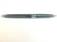 OFFICIAL VINTAGE US GOVERMENT SKILLCRAFT PEN BLACK INK  NEEDS INK