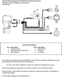 Details About Evinrude Rig Kit 0763859 Systemcheck Surface Mount Without Oil Tank 15 Mws