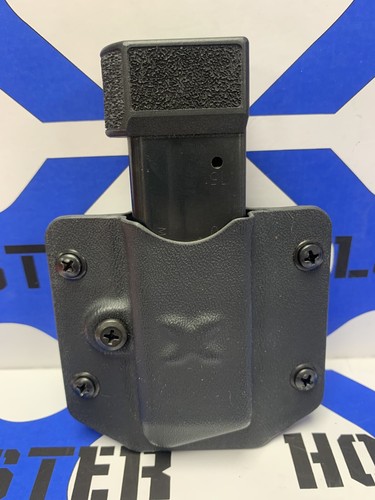 P365XL SIG+ Mag Carrier Owb RH Kydex Holster Black Optics Cut Red Dot - Picture 7 of 10