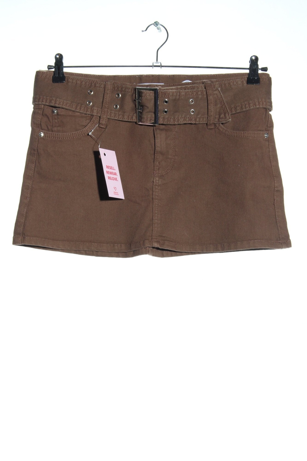 Jupe En Jean Zara Femme, Taille 40, Crème, Taille Haute, état Très Bon