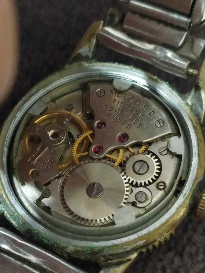 Vintage Mulco1950 ref 125 cal eta 1080. Military Wristwatch  - image 3 of 4