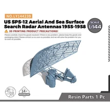 MRY-SFW 1/144 US SPS-12 Aerial And Sea Surface Search Radar Antennas 1955-1958