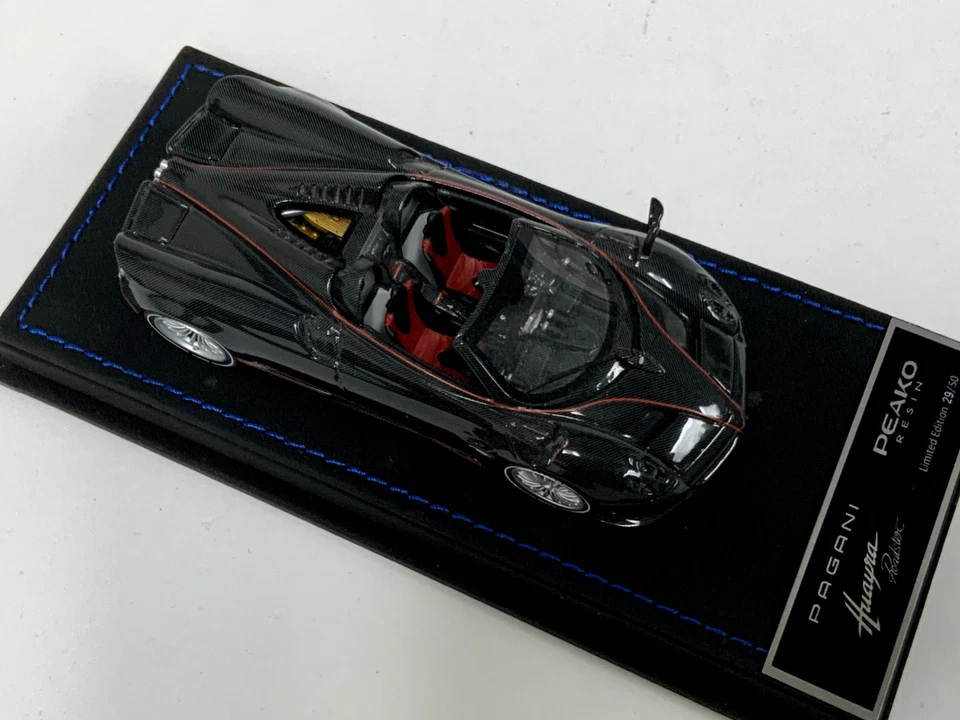 1/43 Peako Pagani Huyara Roadster Black Carbon  limited 50 piece  31117  TA066 - Image 2 of 4
