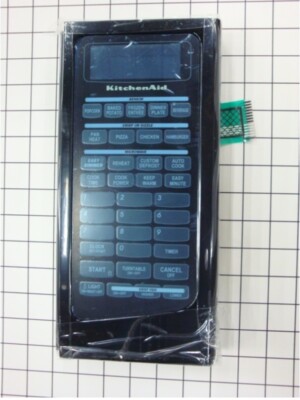 NOS WHIRLPOOL KITCHENAID W10306619 MICROWAVE TOUCH PAD SWITCH PANEL