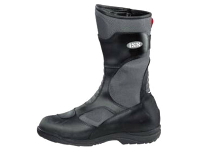 iXS Motorradstiefel Stylo | Schwarz | Tourenstiefel aus hydrophobiertes Rinds...