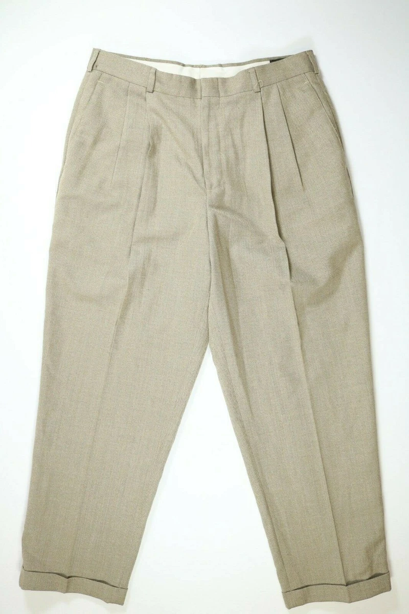 Pleated and hotsell cuffed dress pants