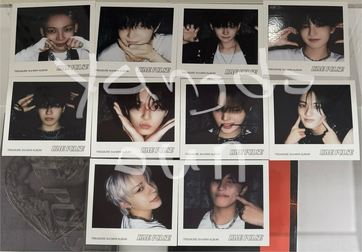 TREASURE 3RD MINI ALBUM LOVE PULSE ALBUM PHOTOCARD OFFICIAL POB