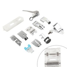 11PCS Presser Feet Kit For Singer,Brother,Janome,Elna,Kenmore Low Shank achine