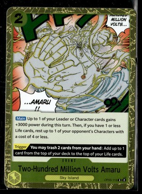 Awakening of the New Era #OP05-115 Two-Hundred Million Volts Amaru