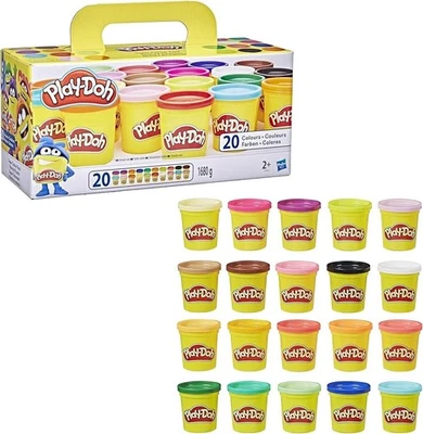 Play-Doh Knete Farben Set – 8 / 20 / 40 Dosen – Kreativspielzeug