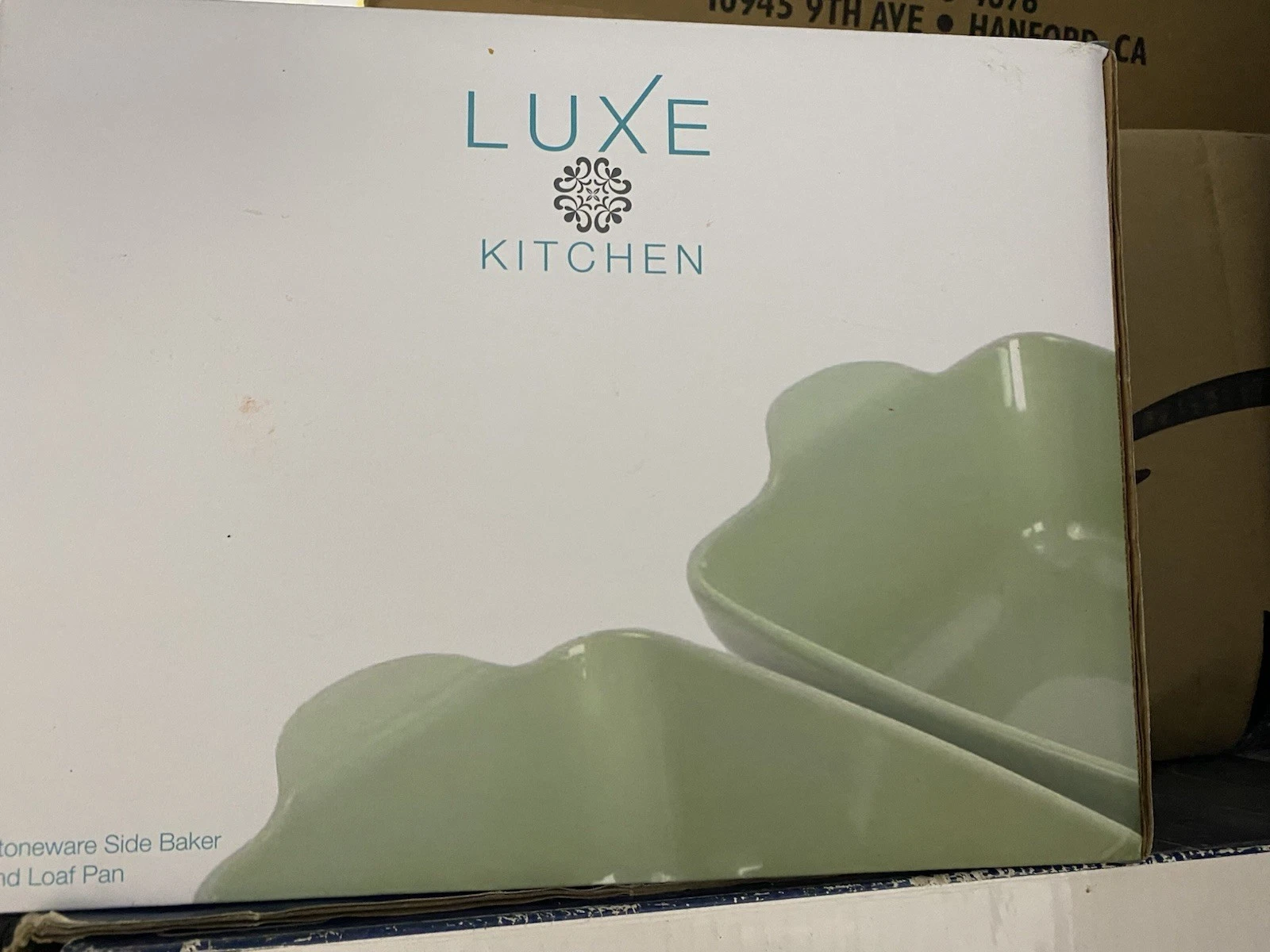 LUXE KITCHENS toneware Side Baker and Loaf Pan New