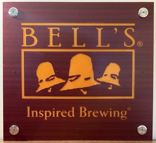 Bell’s Brewing (Comstock, MI) Inspired Brewing LED Lighted Sign 24 x 22 - NIB - Picture 2 of 6