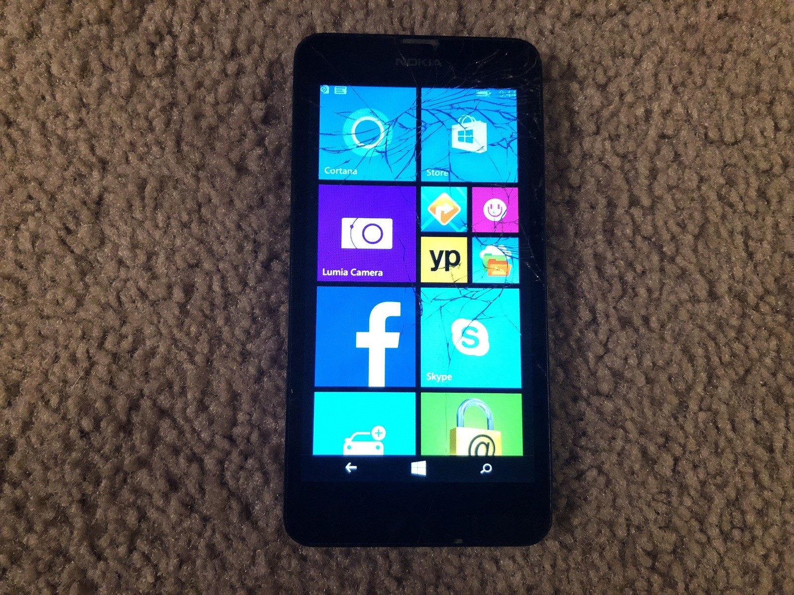 Nokia Lumia 635 - 8GB - Black (AT&T) Smartphone w/ 16GB micr