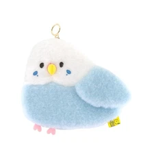 Sun Lemon Powabiyori Parakeet Blue 17 x 3 x 15cm Flat Pouch Animal P-9232