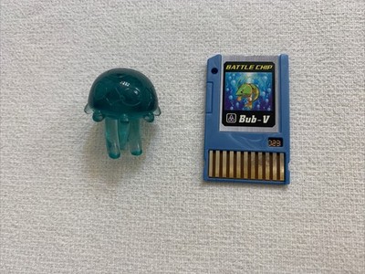 MegaMan NT Warrior Virus Attack Windblastman Figure Accessory & Battlechip Only