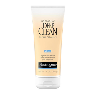 Deep Clean Daily Facial Cream Cleanser with Beta Hydroxy Acid to Remove Dirt, Oi