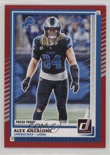 2025 Panini Donruss Press Proof Red Alex Anzalone #277 1j78