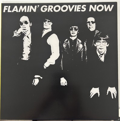 THE FLAMIN' GROOVIES: NOW (Reissue) Half Black/Half Clear RARE /300, Like New
