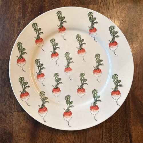 Bia China Cordon Bleu 10.25” Radish Dinner Plate(s) Set of 2