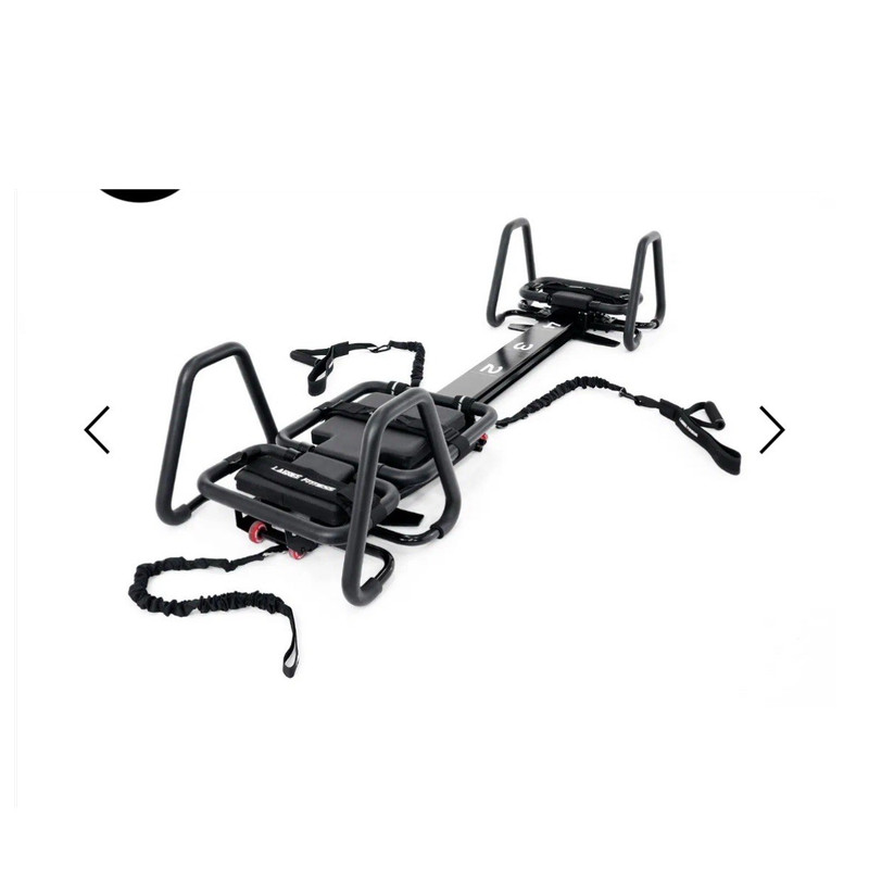Lagree Fitness Adjustable Strength Training Home Gym Machine Black