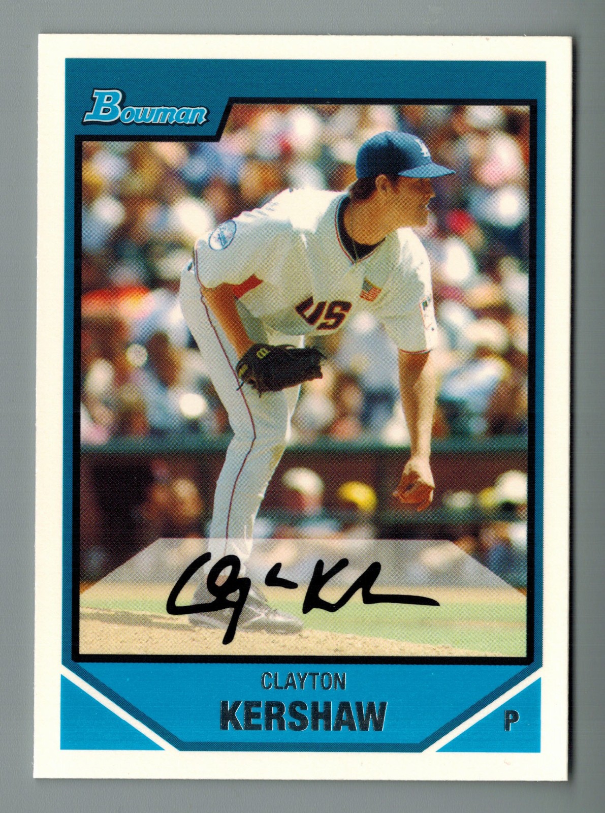 Clayton Kershaw 2007 Bowman Draft Picks & Prospects BDPP77 PRC Pre-Rookie