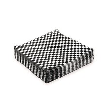 Paterson WG01006 12"x 12" Grease-Resistant Food Wrap - Black Check (5000/CT) New