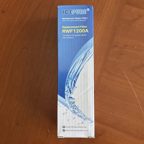 IcePure Refrigerator Water & Ice Replacement Filter Kenmore LG RWF1200A