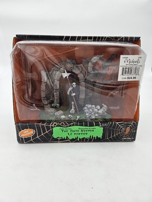 Halloween Lemax Spooky Town The Gate Keeper Grim Reaper Crypt Figurine