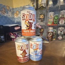 Funko Soda Vinyl Figures Frute Brute Count Chocula Boo Berry 3-Pack ALL SEALED