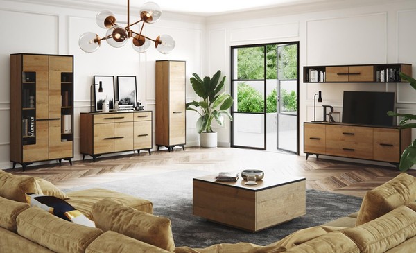 Kommode Schrank Tv StäNder Regal Wohnzimmer 6Tlg. MöBel Wohnwand WohnwäNde Set-image