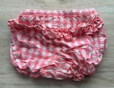 Janie and Jack Bloomers Girls 12 - 18 Months Plaid Pink EUC Ruffles Layette 2012