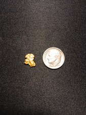 AUSTRALIAN NATURAL GOLD NUGGET 1.17 GRAMS HIGH PURITY 4984.27 per troy oz