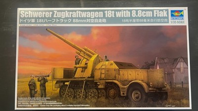 Trumpeter 09577 Schwerer Zugkraftwagen 18t mit 8,8 cm Flak