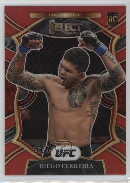 2021 Panini Select UFC Concourse Red Prizm /99 Diego Ferreira #32 1pf0