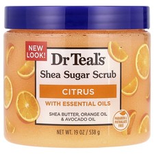 Shea Sugar Scrub, Citrus, 19 oz 538 g 