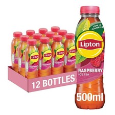 Raspberry Ice Tea, low calorie drink with black tea extract  500ml x12