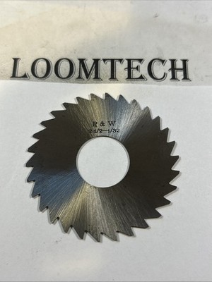 Milling Cutter Slitting Saw  2-1/2 X 1/32 X 7/8  Bore Pratt And Whitney *F11