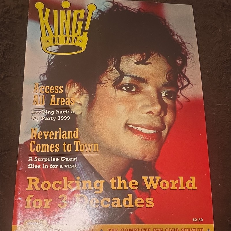King! Of Pop Magazine June 1999 Issue 30 Illustrated Music Neverland MJ Party