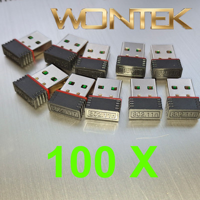 LOT 100 x Mini/micro/Nano Wireless USB WiFi Adapter LAN Adapter 802.11n/g/b BEST