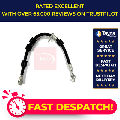 Brake Hose fits FORD TRANSIT COURIER V460 TDCi 1.6D Front Right 14 to 23 1833923
