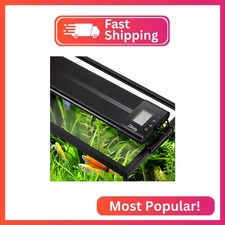 hygger Auto On Off LED Aquarium Light Dimmable 7 Colors Full Spectrum Fish Tank