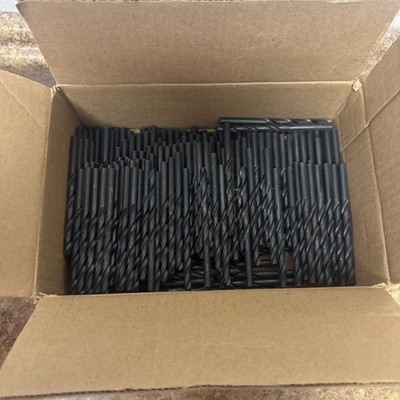 1/4'' HSS 118° Black Oxide Finish Jobber Drill Bit (PACKS OF 12!!)