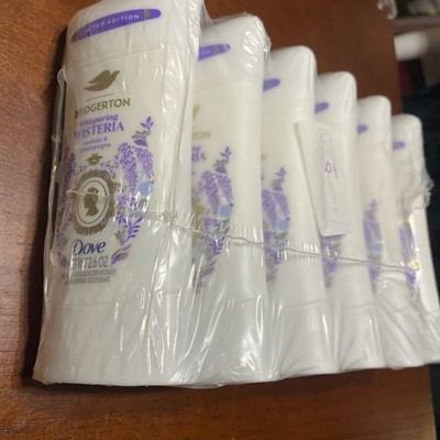 6 x Dove x Bridgerton Whispering  Wsteria Deodorant Womens 2.6 oz EXP 12/27 NEW