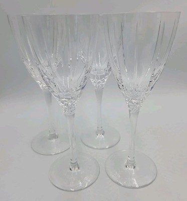 4 Marquis By Waterford Crystal Arcadia Water Goblet Wine Tea Glass 